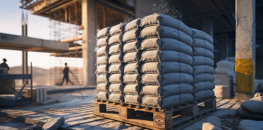 Cement – rodzaje. Jakie jest ich przeznaczenie? Sprawdź! 2 cement na palecie