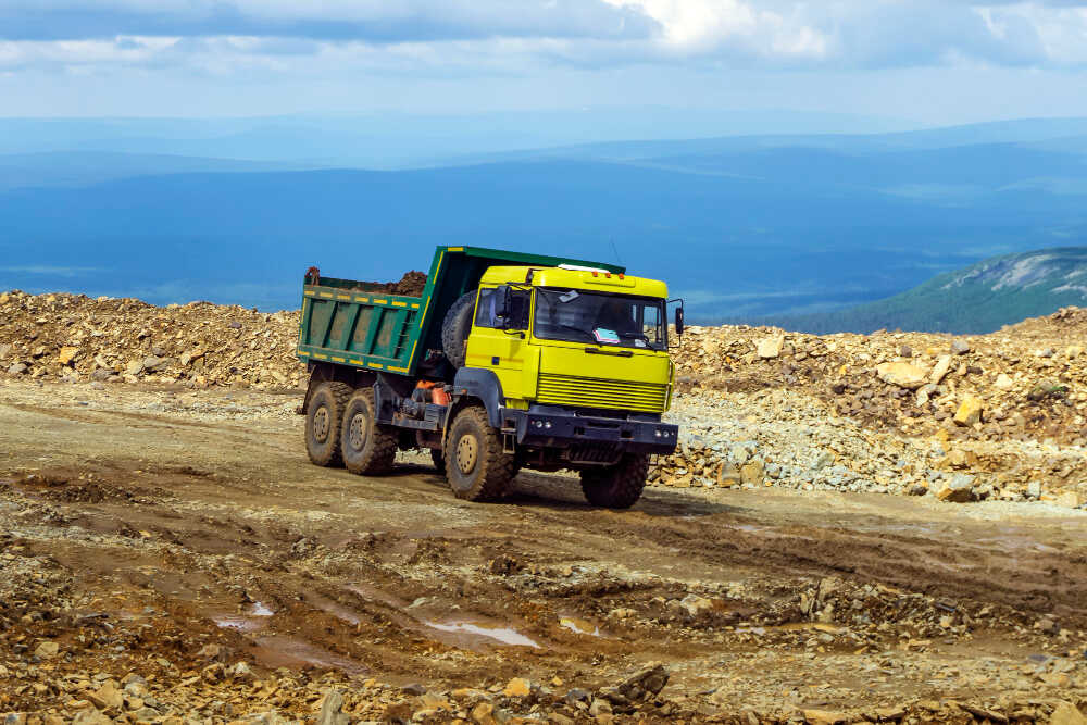 Materiały budowlane wywrotka