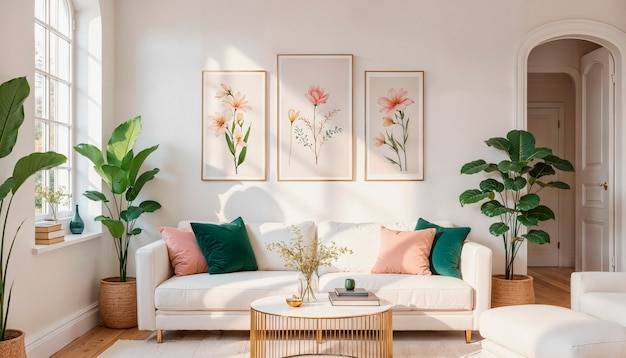 Co na ściany w pokoju dziennym aby stworzyć przytulne wnętrze?