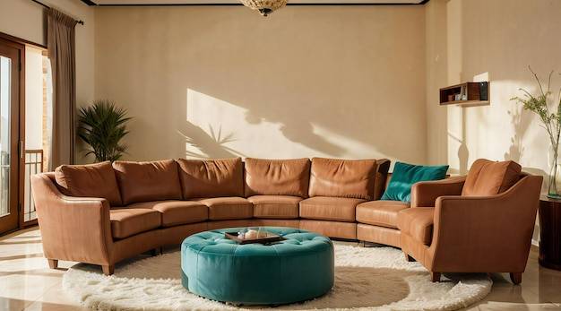 Jaka kanapa do brązowych mebli sprawdzi się w nowoczesnym salonie?